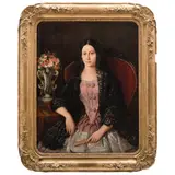 Retrato de Dama, MÉXICO, SIGLO XIX
