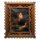 María Magdalena, MÉXICO, SIGLO XVIII, Óleo sobre tela