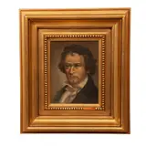 Anónimo, Ludwig van Beethoven, Óleo sobre madera