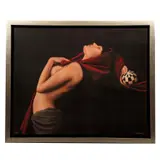 Carlos Oviedo, Danza carmesí, Giclée sobre tela P / A