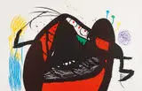 Auktion 414, Los 476 by Joan Miró, 1976, Farblithografie auf Velin, sold Jun 2018