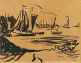 Max Pechstein, Auktion 404, Los 497, 1911, Tuschzeichnung auf Papier