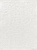 Auktion 404, Los 868 by Günther Uecker, 1993, Prägedruck auf handgeschöpftem Bütten, sold Dec 2017