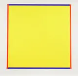Imi Knoebel, Aus: "Rot, Gelb, Weiß, Blau", 1995, Farbserigrafie auf Fabriano
