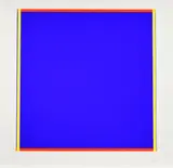 Imi Knoebel, Aus: "Rot, Gelb, Weiß, Blau", 1995, Farbserigrafie auf Fabriano