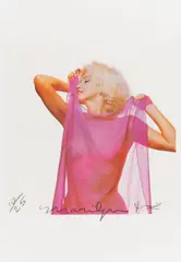 "Marilyn" by Bert Stern, Pigmentdruck auf Karton, sold Jan 2018
