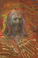 Auktion 404, Los 611 by Ernst Fuchs, 1995, Mischtechnik auf Papier, sold Dec 2017