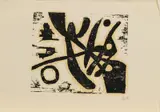 Fritz Winter, Ohne Titel, 1950, Holzschnitt auf Papier