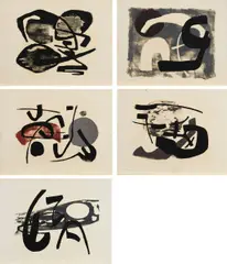 Fritz Winter, Aus: "Fritz Winter - 9 Original-Handdrucke", 1950