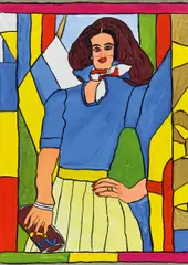 Josef Wittlich, Auktion 404, Los 899, Um 1975, Gouache auf festem Papier