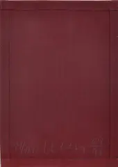 Fläche Weinrot by Franz Erhard Walther, 1997, Roter Stoff auf genäht, sold Feb 2018