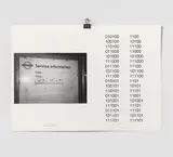 Wolfgang Tillmans, Kalender, 2001, Beidseitiger Laserdruck auf festem Papier, Heftklammer und Nagel
