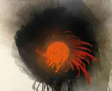 Auktion 401, Los 246 by Otto Piene, 1998/99, Mischtechnik (Feuergouache) auf Leinwand, sold Nov 2017