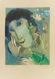 Auktion 401, Los 12 by Marc Chagall, 1966, Farblithografie auf Arches (Wasserzeichen), sold Nov 2017