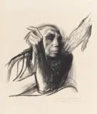 Auktion 404, Los 467 by Käthe Kollwitz, 1934, Kreidelithografie auf Japan, sold Dec 2017