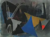Fritz Winter, Auktion 401, Los 307, 1950, Öl auf Papier