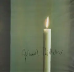 Kerze I by Gerhard Richter, 1988, Farboffset auf Offsetpapier, sold May 2018