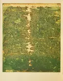 Horst Janssen, 1. Theorie einer Wiese, 1988, Farbradierung auf Japan