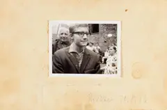 Volker Bradke by Gerhard Richter, 1966, Gelatinesilberabzug, sold May 2018