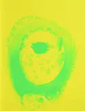 Otto Piene, Feuerflora, 1971, Farbserigrafie auf Karton