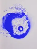 Otto Piene, Feuerflora, 1971, Farbserigrafie auf Karton