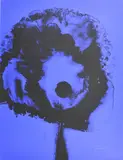 Otto Piene, Aus: "Feuerflora", 1971, Farbserigrafie auf Karton