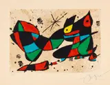 Auktion 414, Los 477 by Joan Miró, 1978, Farblithografie auf Velin, sold Jun 2018