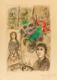 Marc Chagall, Auktion 411, Los 8, 1976, Farblithografie auf Velin