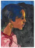 Auktion 411, Los 67 by Emil Nolde, 1921, Aquarell auf Japan, sold May 2018