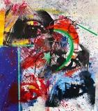 Auktion 414, Los 758 by Christof (Christof Kohlhofer) Kohlhöfer, 1989, Öl auf Leinwand, sold Jun 2018