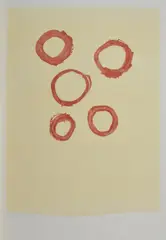 Five Circles by Robert Motherwell, 1971, Farblithografie auf BFK RIVES FRANCE (Wasserzeichen), sold Feb 2018