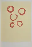 Five Circles by Robert Motherwell, 1971, Farblithografie auf BFK RIVES FRANCE (Wasserzeichen), sold Feb 2018