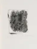 Arnulf Rainer, For H.C. Artmann, 1987, Lithografie auf BFK RIVES (Wasserzeichen)