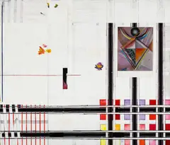 Markus Amm, Auktion 414, Los 1037, 2003, Mischtechnik, collagiert auf Leinwand