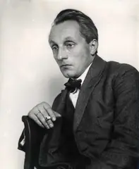August Sander, Maler (Franz M. Jansen), Gelatinesilberabzug mit schwarzem Tuscherand vermutlich Ende der 1950er Jahre