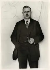 August Sander, Der Kirchenmaler (Peter Hecker), 1927, Gelatinesilberabzug vom Originalnegativ von Gunther Sander