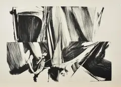 Karl Otto Götz, Ohne Titel, Serigrafie auf leichtem Karton