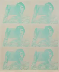 o.T by Bruce Nauman, Farbserigrafie auf glattem Papier, sold Feb 2018