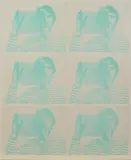 Bruce Nauman, o.T, Farbserigrafie auf glattem Papier