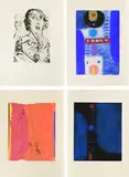 Max Ackermann, Konvolut von 4 Grafiken, a) Ohne Titel