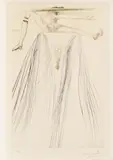 Zwei Isolden um Tristan by Salvador Dalí, 1970, Farbradierung auf BFK RIVES (Wasserzeichen), sold Jan 2019