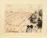 Esplanade des Invalides by Salvador Dalí, 1963, Bütten, sold Jan 2019