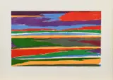 Ohne Titel by Piero Dorazio, 1972, Farblithografie auf BFK RIVES (Wasserzeichen), sold Jun 2018