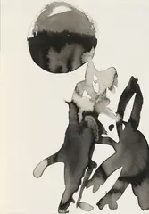 Felix Droese, "Tierwelt", 1982, Aquarell auf Bütten