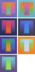 Colour Sound by Karl Gerstner, Jeweils: Farbserigrafie auf Karton, sold Jun 2018