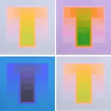 Karl Gerstner, Colour Sound, Jeweils: Farbserigrafie auf Karton
