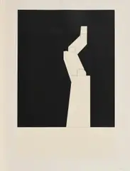 Erwin Heerich, Ohne Titel, 1986, Serigrafie auf leichtem Karton