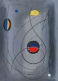 Adolf Fleischmann, Ohne Titel, Farbserigrafie auf Velin