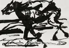 Antonius Hoeckelmann, Ohne Titel, 1987, Tusche auf Papier
