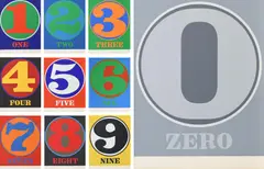 Robert Indiana, Numbers, 1968, 10 Farbserigrafien auf Karton